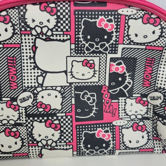 Hello Kitty 2011 Comic Zip Bag With Stains 8.5"x5.75" - Picture 3 of 9